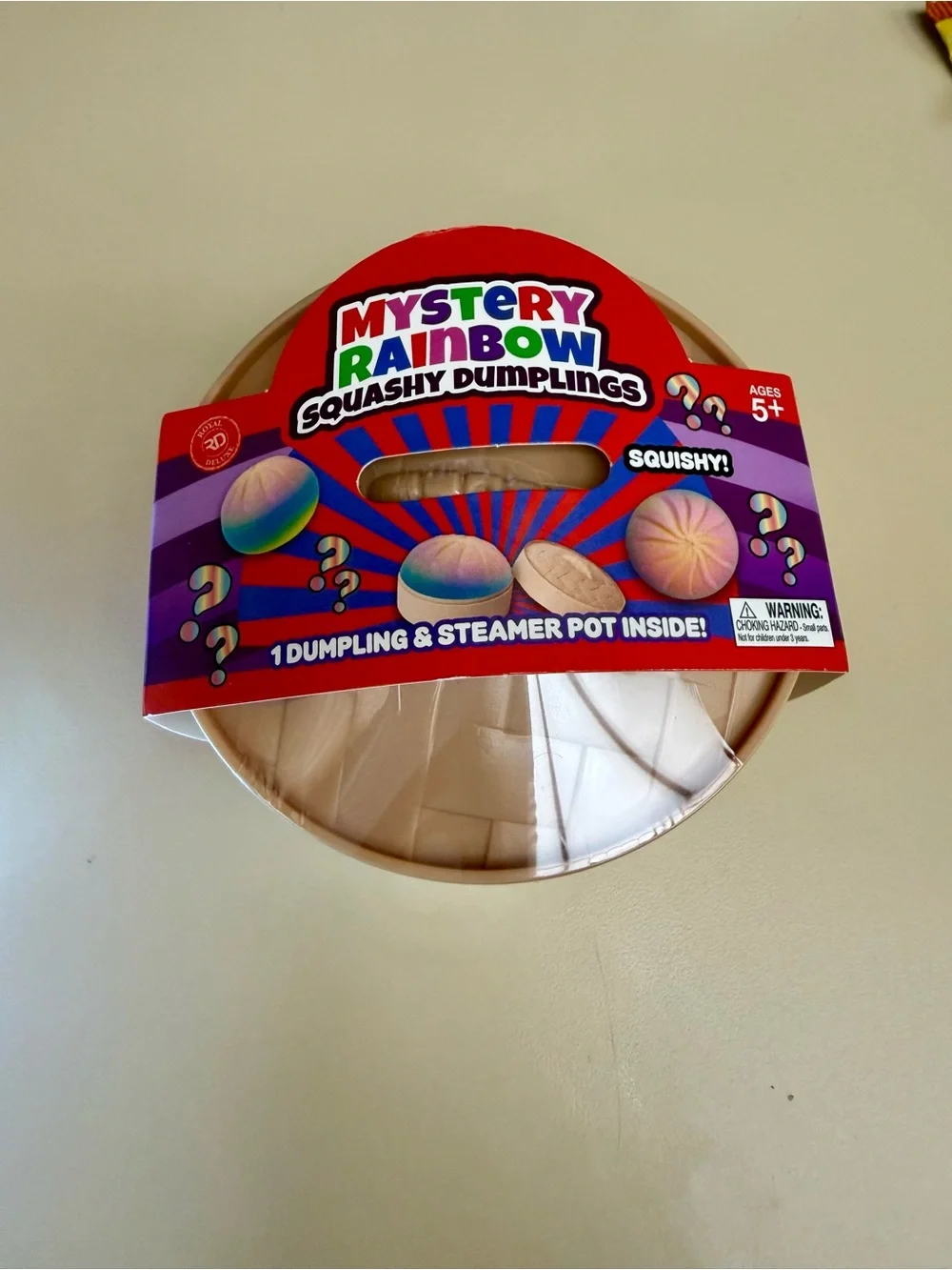 Mystery Rainbow Squashy Dumplings - Rainbow Color Set